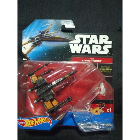 Star Wars Poe S X Wing Fighter Hot Wheels Shopee Brasil