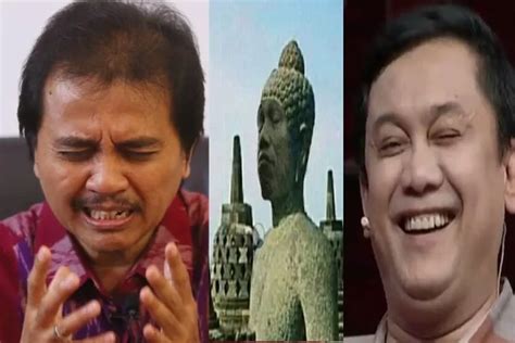 Roy Suryo Dianggap Ketakutan Usai Unggah Meme Stupa Budha Mirip Jokowi