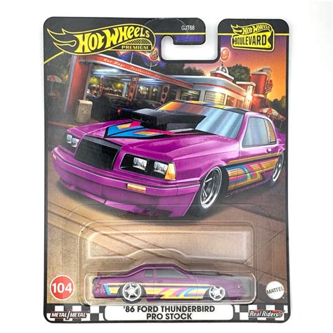 風火輪 Hot Wheels Premium 林蔭大道 Ford Thunderbird Pro Stock 蝦皮購物