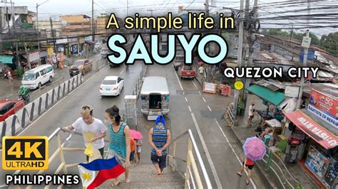 The New Face Of Sauyo Walk Tour In Sauyo Market 4k Tour In Quezon