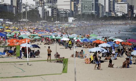 Praias Ficam Cheias No Rio Em Domingo De Elei Es Calor Que Bateu