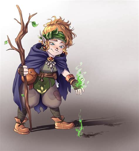 Gnome Druid Vera Nesterova Dungeons And Dragons Characters Dnd Druid Dnd Characters