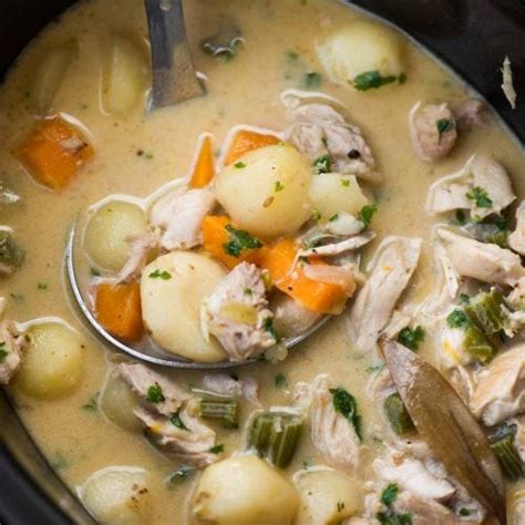 Crockpot Chicken Stew The Flavours Of Kitchen