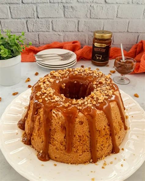 Bolo De Nozes Doce De Leite Receiteria