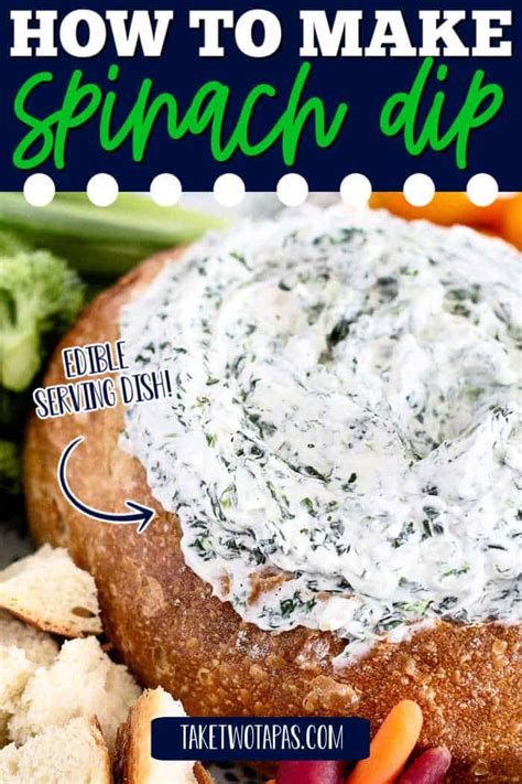 Original Spinach Dip (Bread Bowl)