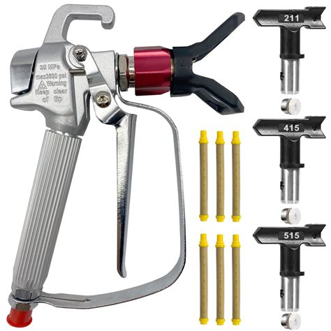 Buy Melgweldr Airless Paint Sprayer Gun High Pressure Psi With X