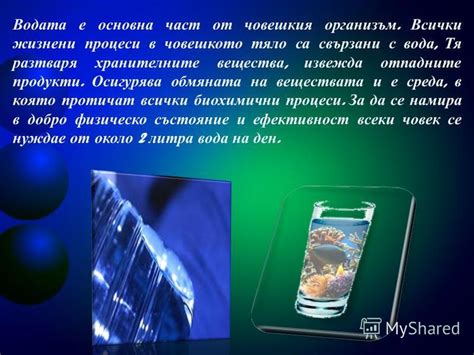 Презентация на тему: "ВОДАТА – НАЙ - ГОЛЯМОТО БОГАТСТВО НА СВЕТА ...