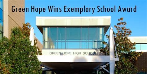 Green Hope Named Exemplary School – CaryCitizen Archive