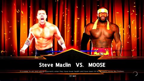 Impact Wrestling Moose Vs Steve Maclin Youtube