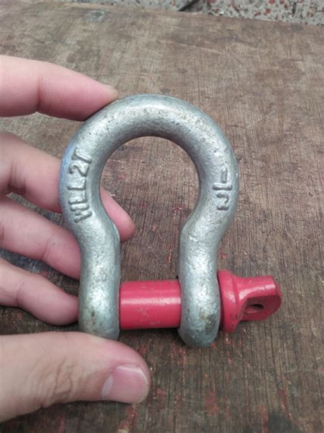 Size Swl Wll T Crosby Type Galvanized Shackle D Bow Chain Anchor