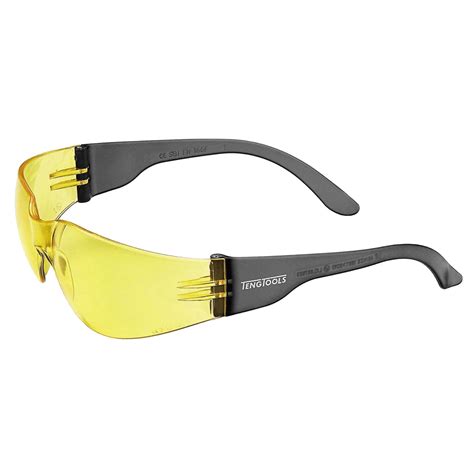 Teng Tools Anti Fog, Scratch Resistant Safety Glasses With Yellow