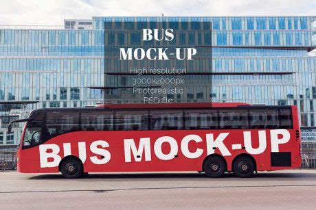 15+ Stunning Bus Mockup PSD Templates | Mockuptree