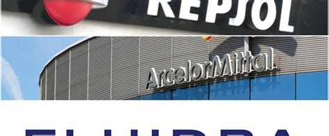 Repsol ArcelorMittal Fluidra Acerinox Cellnex Ferrovial E Indra Se