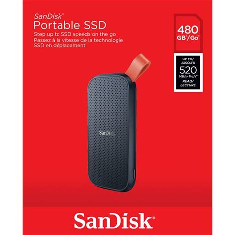 SanDisk 480GB DISQUE SSD PORTABLE E30 USB 3 2 Type C Tera Ma