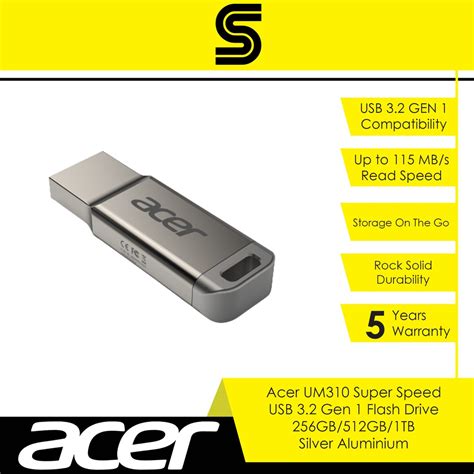 Acer Um Superspeed Usb Gen Flash Drive Shopee Malaysia