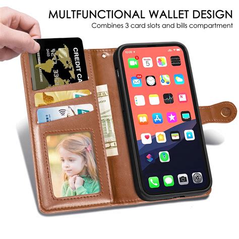 For Iphone 13 Pro Max Iphone 13 Wallet Case 2021 Pu Leather Folio F Find Epic Store