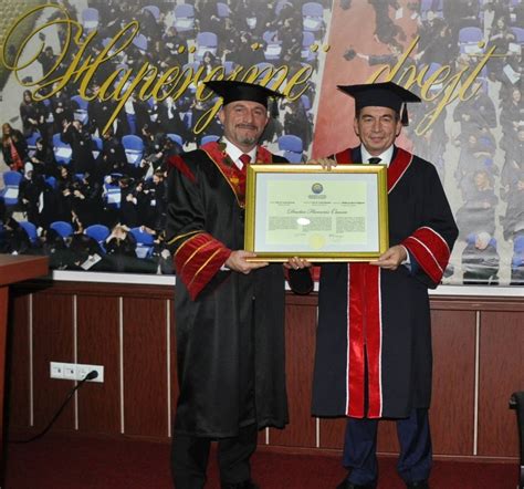 Ministri Bajrami Nderohet Me Titull Doktor Honoris Causa