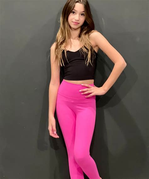 Katie J Nyc Tween Bella Performance Legging Hot Pink Navy I Love