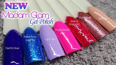 Madam Glam New Colors Gel Polish Youtube