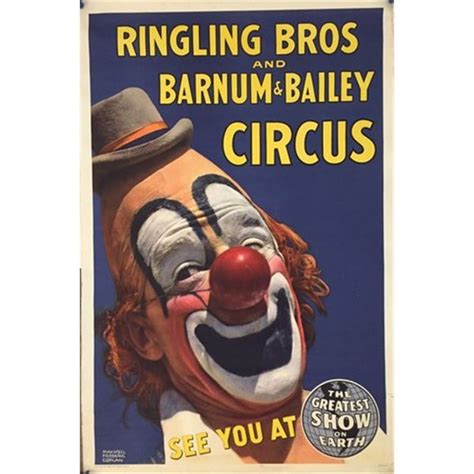 Ringling Bros Barnum And Bailey Circus Original Poster