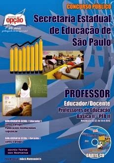 Apostila Professor De Educa O B Sica See Sp Peb Ii Em Pdf E Impressa