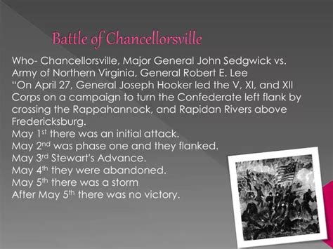 PPT - Battle of Chancellorsville PowerPoint Presentation, free download - ID:2801617