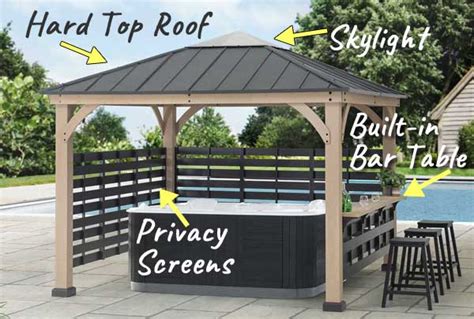 My Favorite Hot Tub Gazebo For Privacy Entertaining