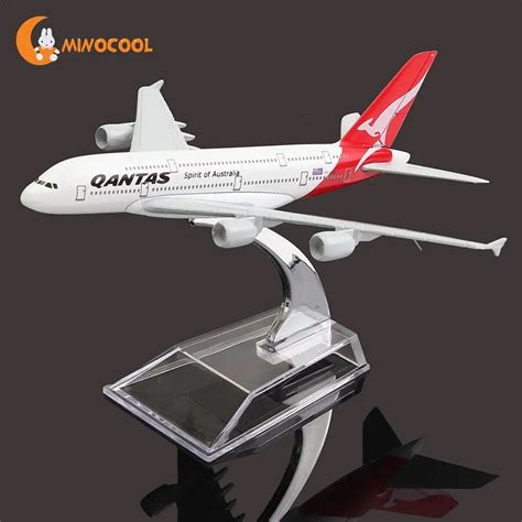 A380 Australia Qantas Collection Model 16cm Airplane Metal Plane Model