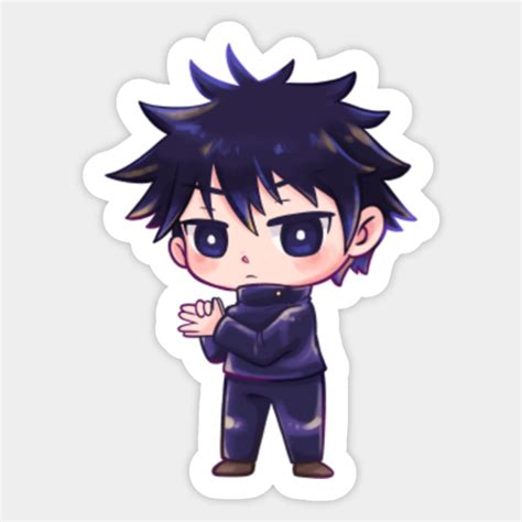 Fushiguro Megumi Chibi Fushiguro Megumi Jujutsu Kaisen Sticker