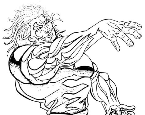 Dibujos De Yujiro Hanma Para Colorear Para Colorear Pintar E Imprimir