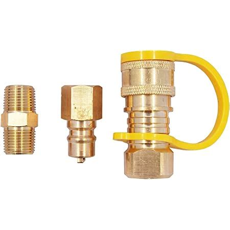 Amazon Aupoko Inch Natural Gas Quick Connect Fittings Brass