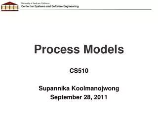 software process models powerpoint