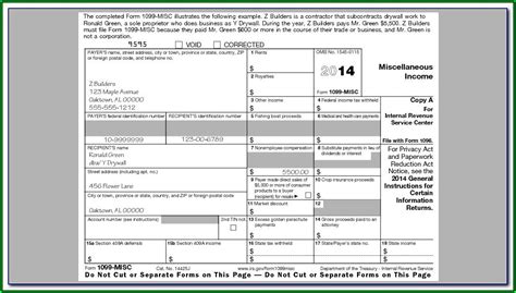 Employer 1099 Tax Form - Form : Resume Examples #9x8rGaY1dR