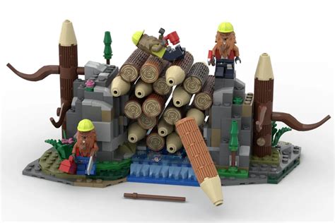 Lego Ideas Beaver Dam Balance Game