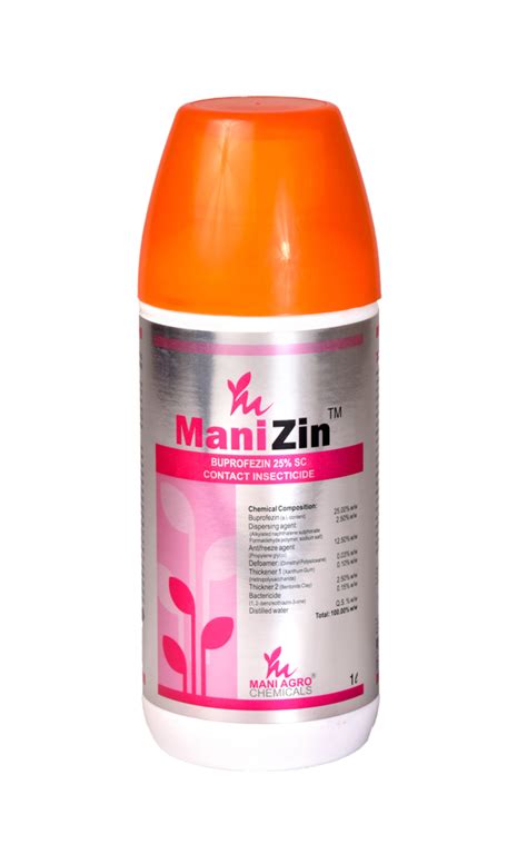 Insecticide Buprofezin 25 Sc Manizin Agriculture Grade Packaging