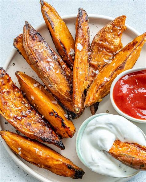 Crispy Baked Sweet Potato Wedges Healthy Fitness Meals