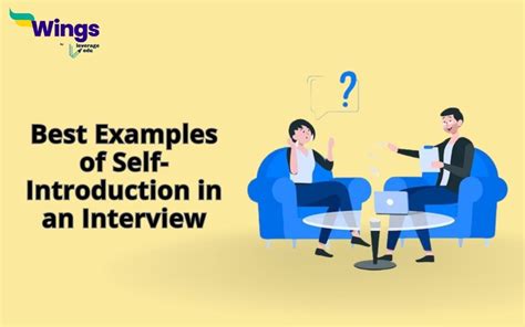 Best Examples of Self-Introduction in an Interview | Leverage Edu