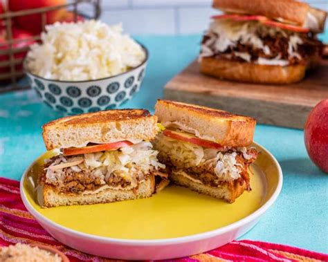 Leftover Pork N Sauerkraut Sandwiches Recipe Recipe In 2023 Sauerkraut Sandwich