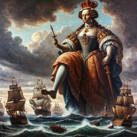 Elizabeth I Crushes the Spanish Armada by PoisonInThePen on DeviantArt