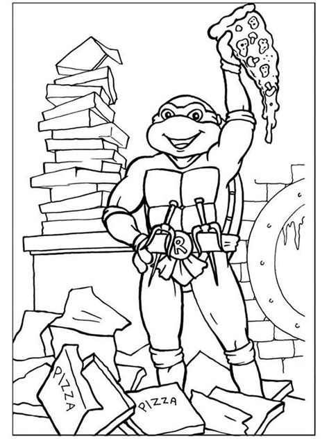 Ninja Turtles Coloring Pages Raphael – Warehouse of Ideas