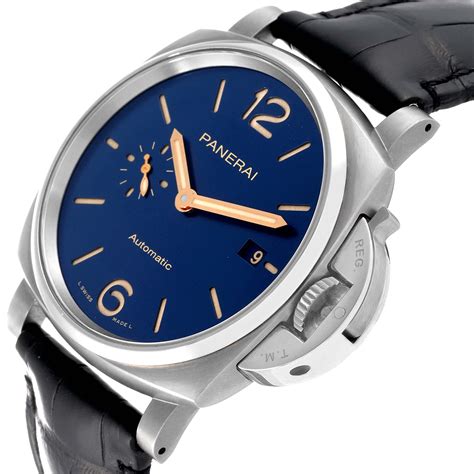 Panerai Luminor Due Titanium Pam Stock Swisswatchexpo