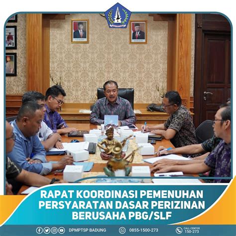 DPMPTSP Berita RAPAT KOORDINASI PEMENUHAN PERSYARATAN DASAR