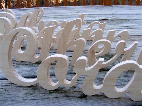 7 Custom Name Wooden Letters For Nursery Wooden Last