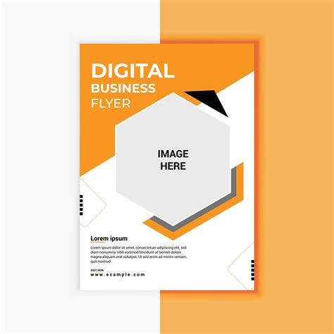 Digital Marketing Agency Modern Business Flyer Design Vector Template 21224116 Vector Art At