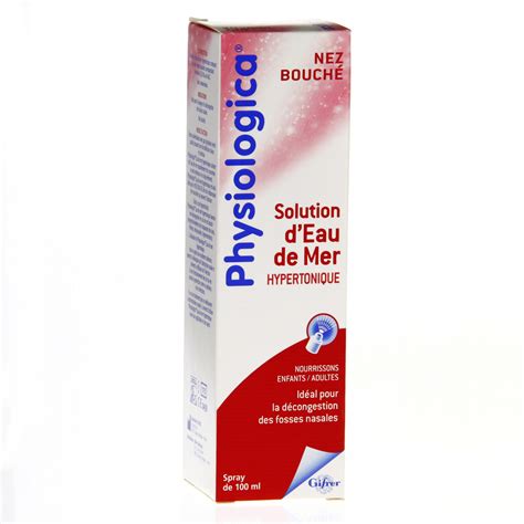 PHYSIOLOGICA Solution D Eau De Mer Hypertonique Pharmacie Prado Mermoz