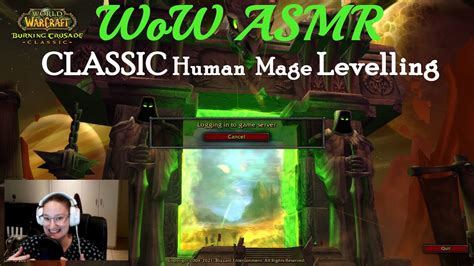 ASMR World Of Warcraft CLASSIC TBC Human Mage Levelling YouTube