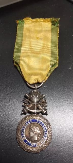 P Ancienne M Daille Militaire Valeur Guerre French Medal Eur