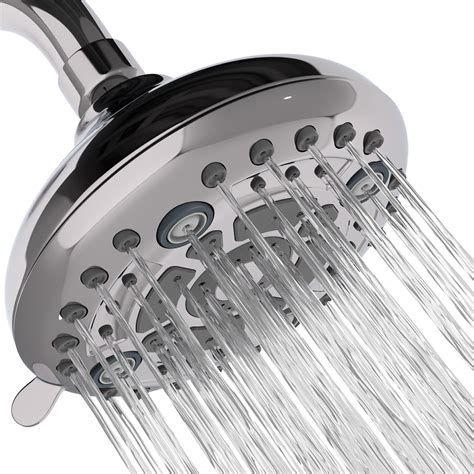 Aqua Earth Fixed Shower Head High Pressure Showerhead 6 Spray