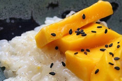 Arroz pegajoso de mango un delicioso postre tailandés En Cocina