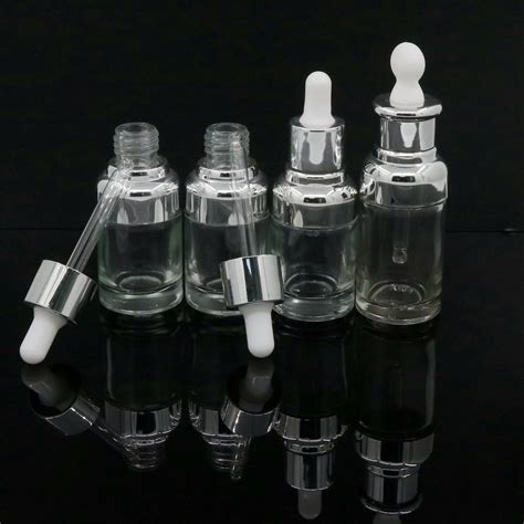 Luxury Serum Push Button Dropper Bottle Cosmetics Ml Ml Ml Face